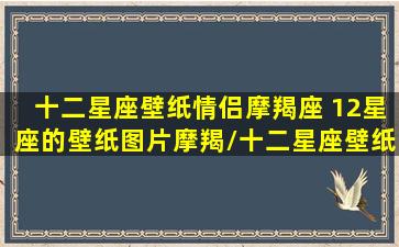 十二星座壁纸情侣摩羯座 12星座的壁纸图片摩羯/十二星座壁纸情侣摩羯座 12星座的壁纸图片摩羯-我的网站